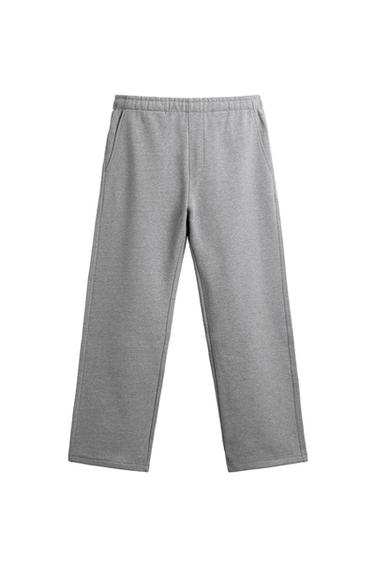 PANTALÓN JOGGER HEAVYWEIGHT REGULAR FIT ORIGINS - Gris vigoré de Zara