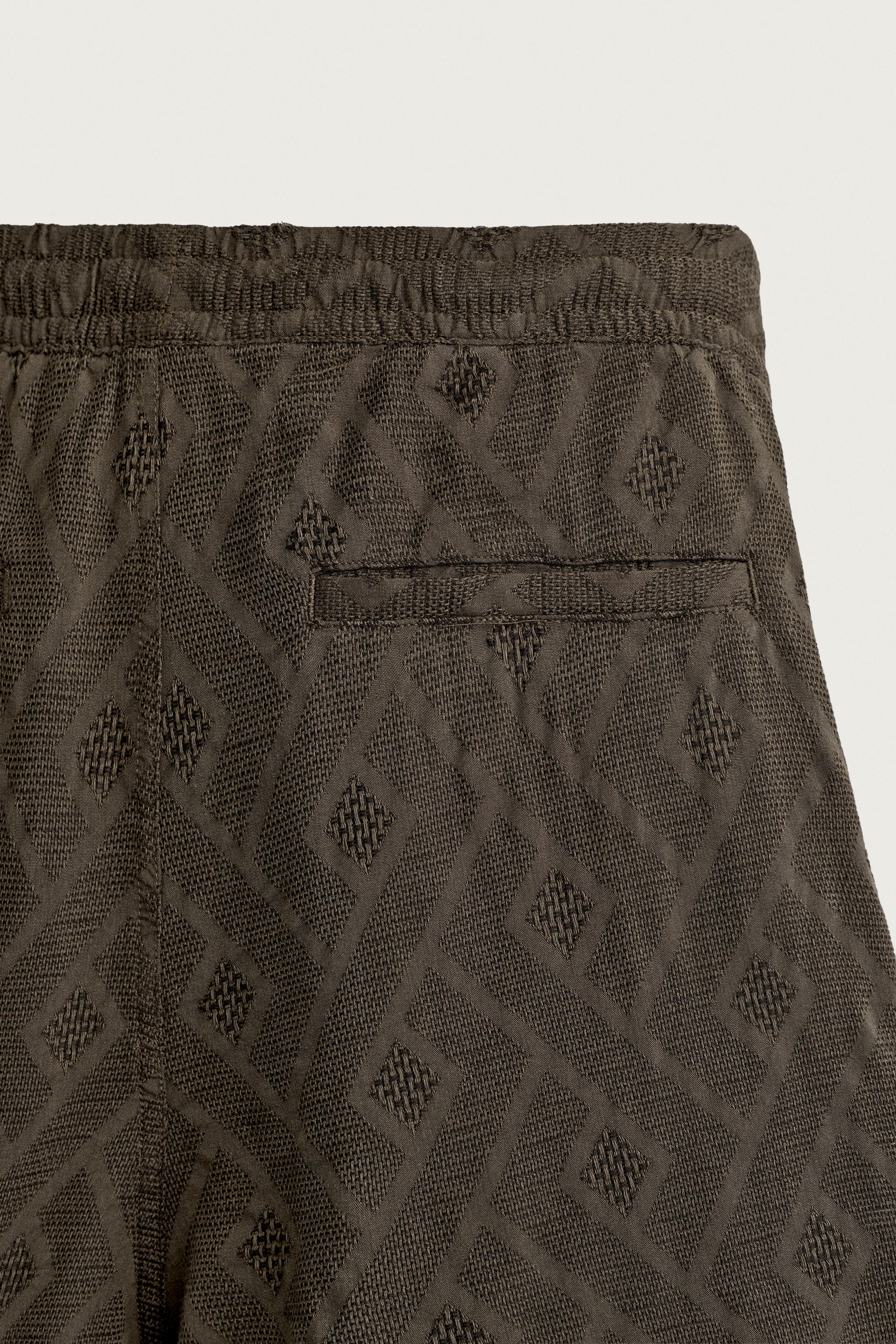 BERMUDA JACQUARD GÉOMÉTRIQUE