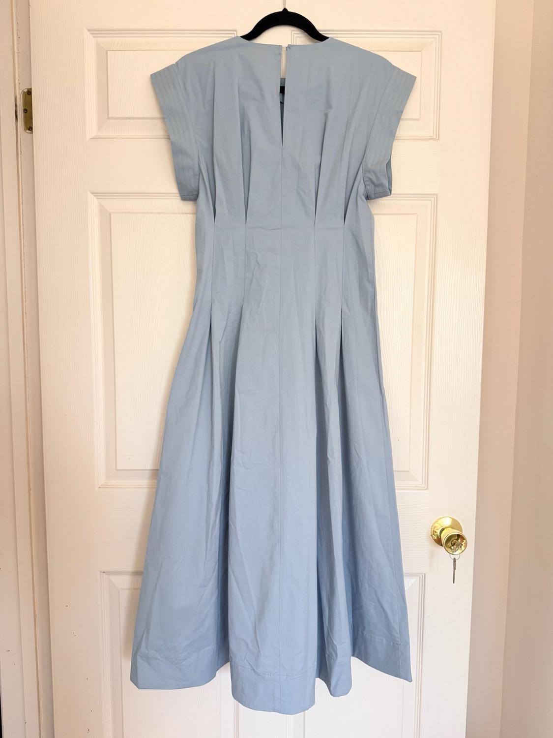 ZW COLLECTION PLEATED POPLIN DRESS - Image 5