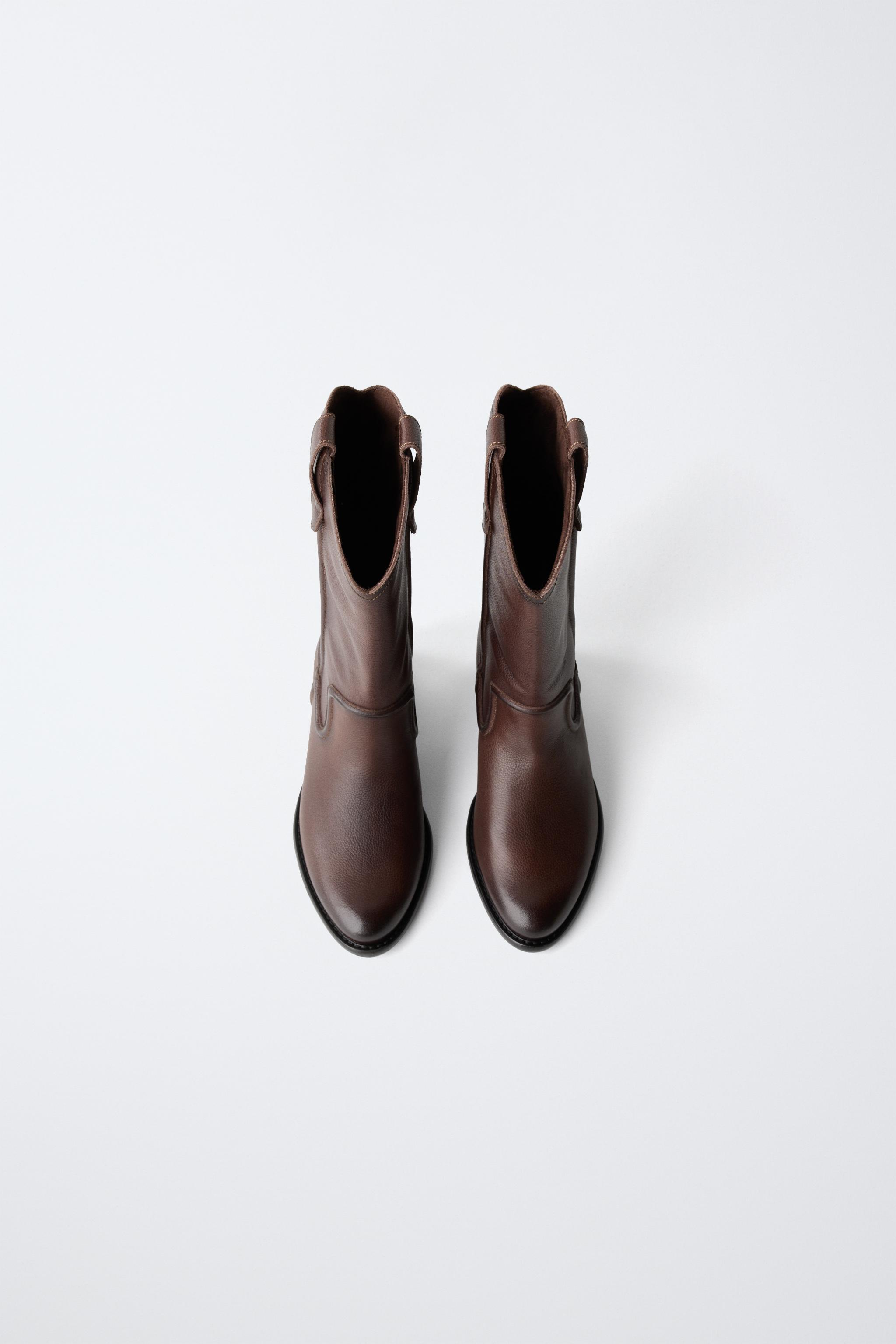 LEATHER COWBOY BOOTS