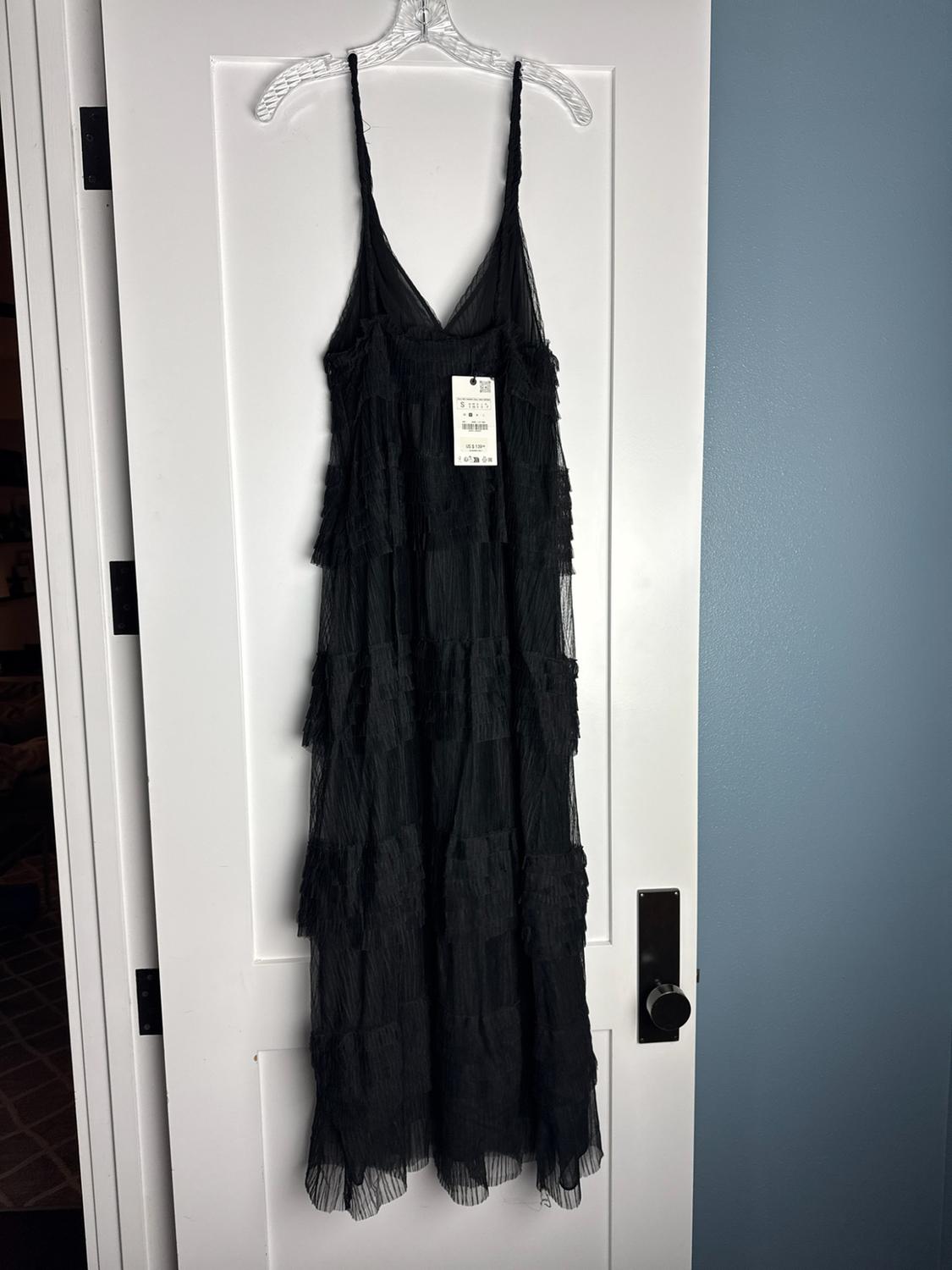 VESTIDO TUL VOLANTES ZW COLLECTION - Image 2