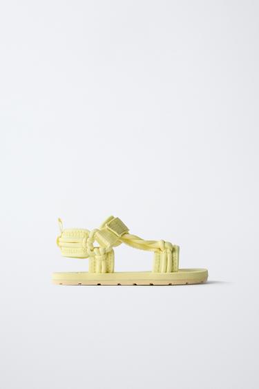 ROPE SANDALS - Yellow by Zara