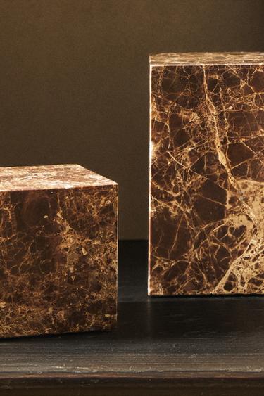 MARBLE BOOKEND - Brown by Zara - Image 5