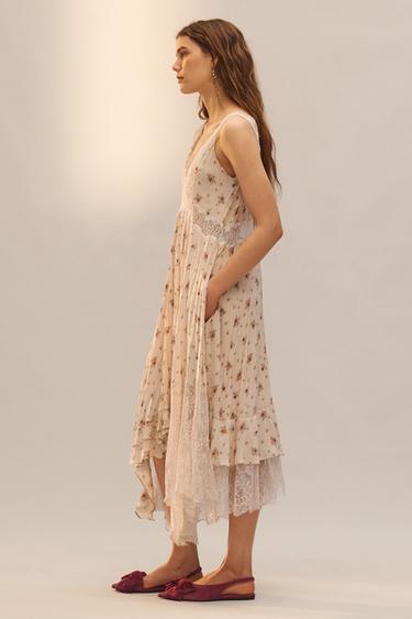 LIMITED EDITION PRINTED LACE DRESS - Printed by Zara - Image 1