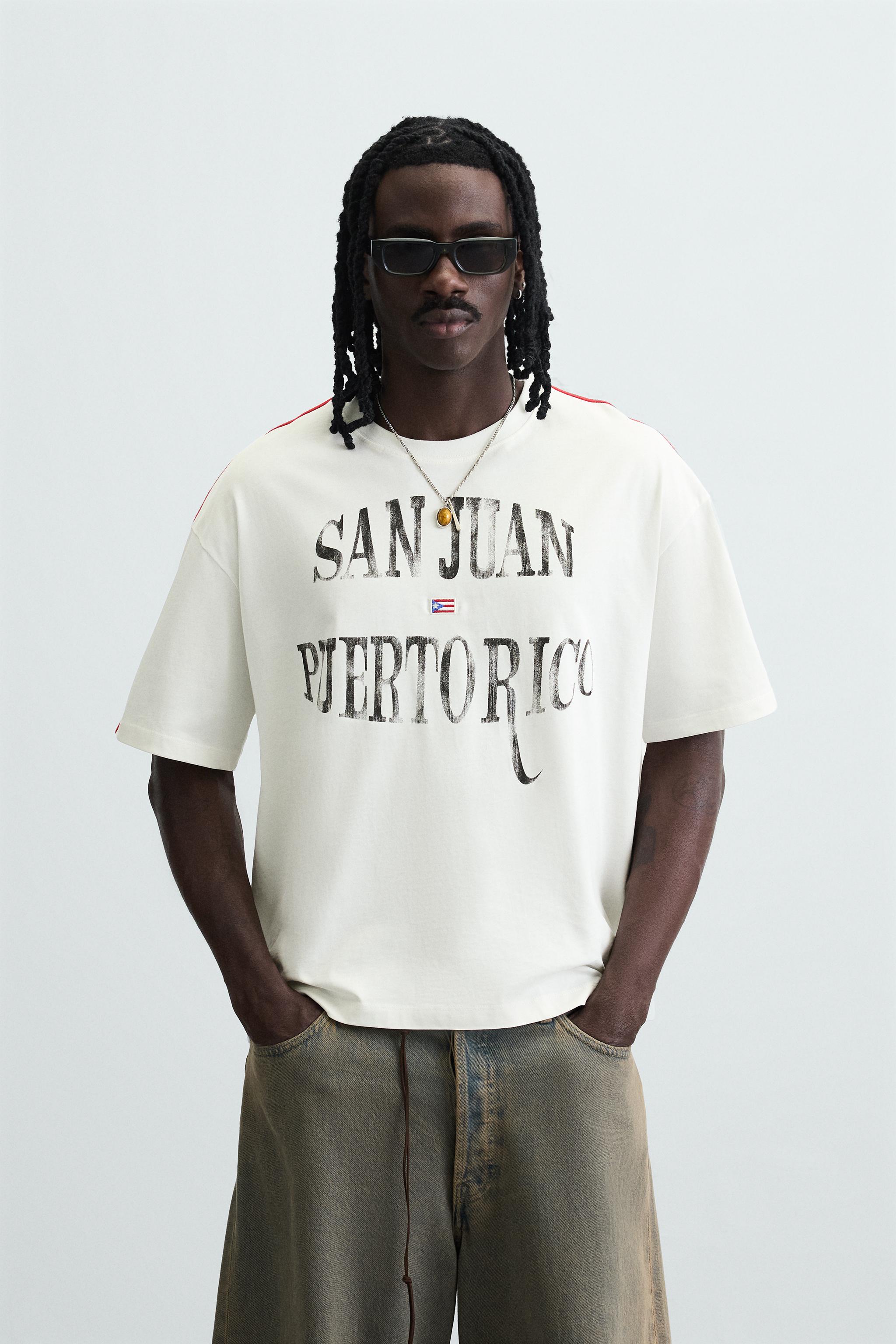 FLAG EMBROIDERED T-SHIRT