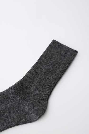 STORIESZ - WOOL AND CASHMERE MID SOC — Dark anthracite 2