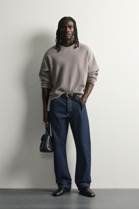 WAFFLE STRUCTURE JUMPER - Grey by Zara - Image 0