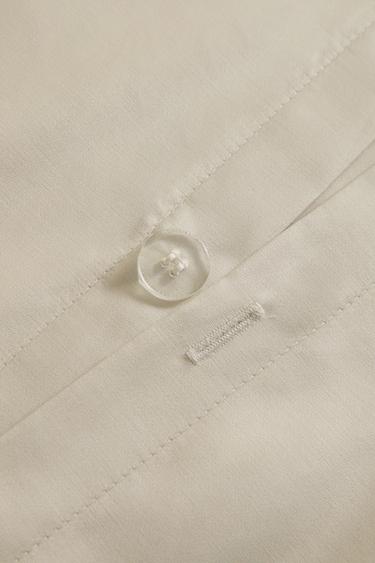 SATEEN DUVET COVER (1000 THREAD COUNT) - Grey by Zara