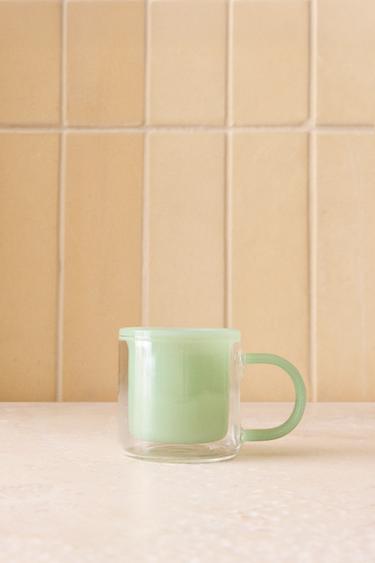 TASSE À CAFÉ BOROSILICATE DOUBLE PAROI - Vert d'eau de Zara - Image 5