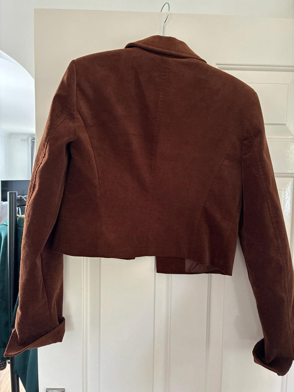 SHORT VELVET JACKET - Image 3