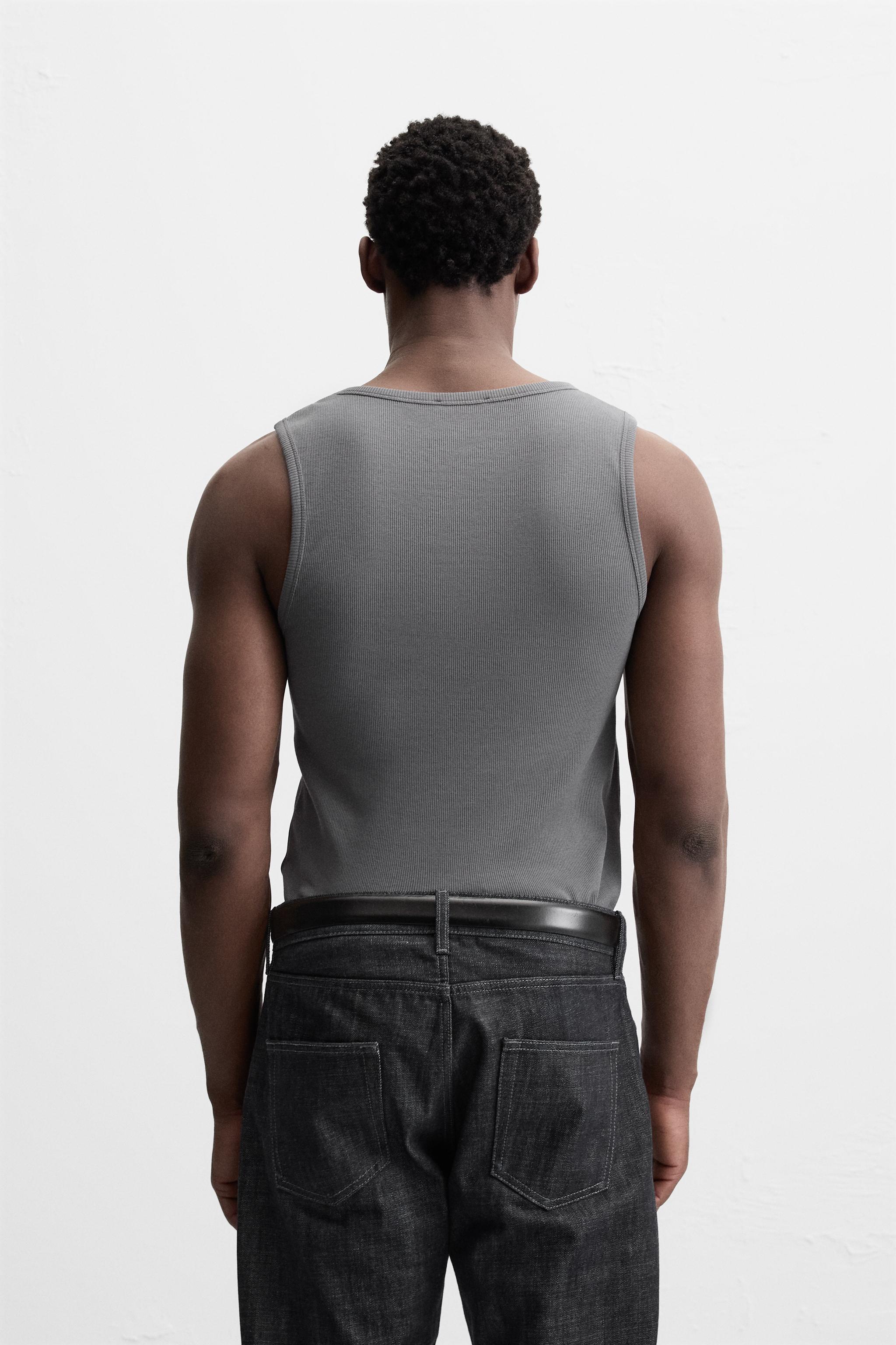 ZARA - ザラZARA タンクトップ ノースリーブ カットソー 白