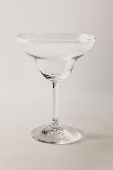 CRYSTALLINE COCKTAIL GLASS - Transparent by Zara