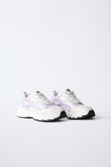 MESH TRAINERS - Purple by Zara
