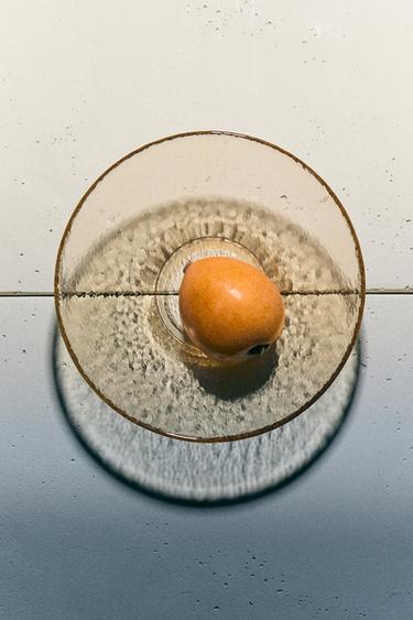 BOL EN VERRE TEXTURÉ - Jaune de Zara