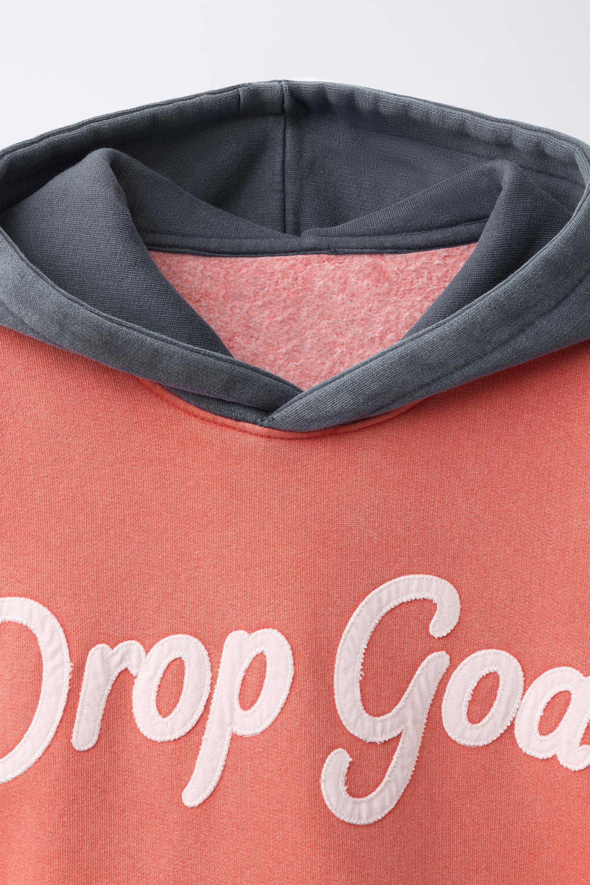 SWEAT À CAPUCHE COLORBLOCK INSCRIPTION