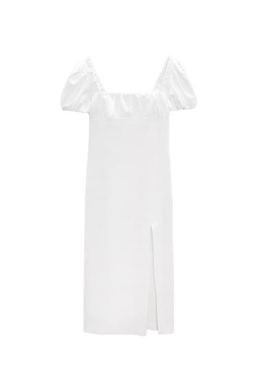 LINEN BLEND DRESS