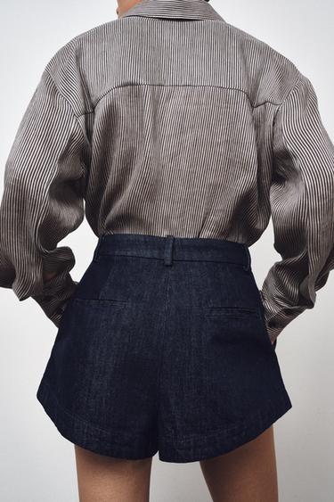 SHORTS EN DENIM ZW COLLECTION - Bleu de Zara - Image 2