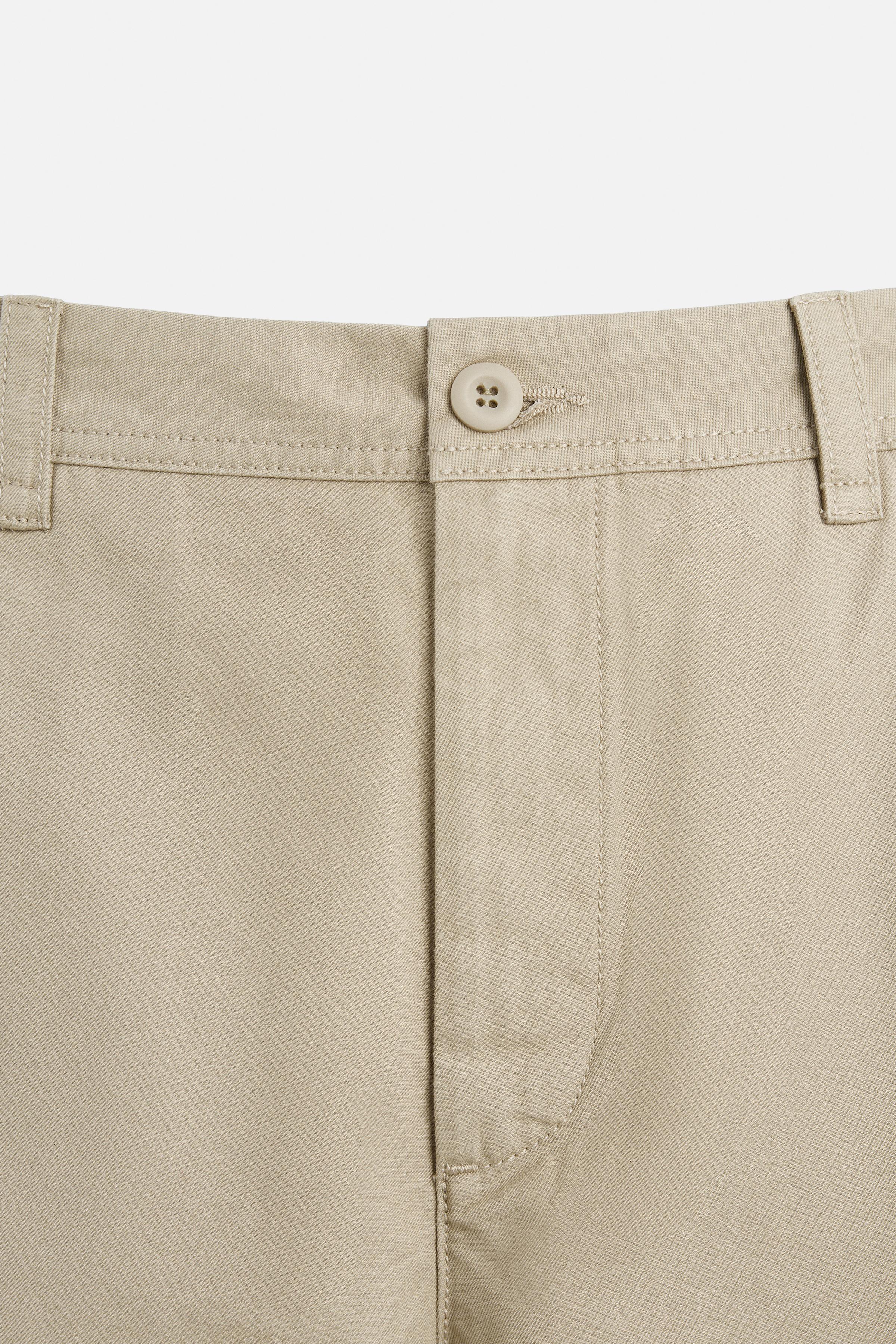 STANDARD FIT CHINO PANTS - Beige | ZARA United States