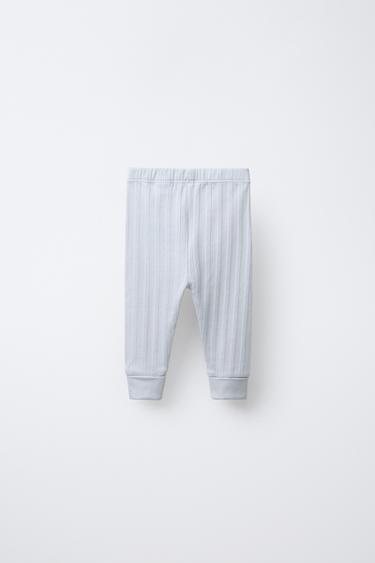 THREE-PACK OF RIBBED LEGGINGS - Multicoloured by Zara - Image 2
