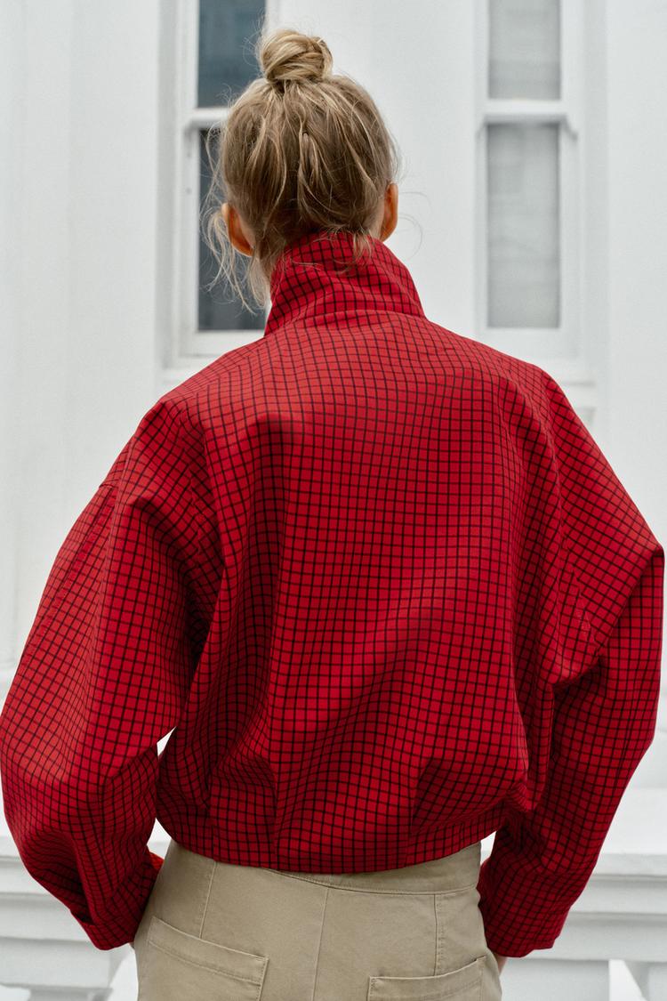 Chaqueta bomber a cuadros 5