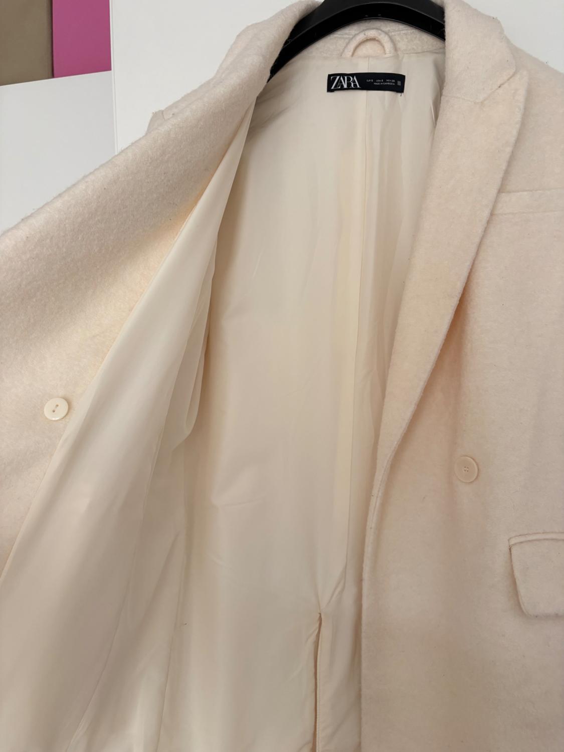 CROPPED WOOL BLEND COAT - Image 3