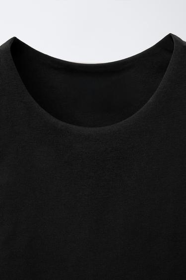 STRAPPY CROP TOP - Black by Zara - Image 2