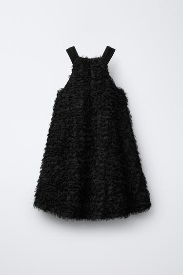 ROBE FLEURS - Noir de Zara - Image 1