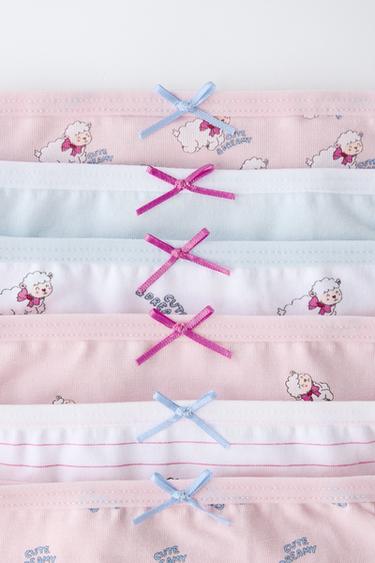 2-6 YEARS/ SIX-PACK OF SHEEP BRIEFS - Pink by Zara - Image 1