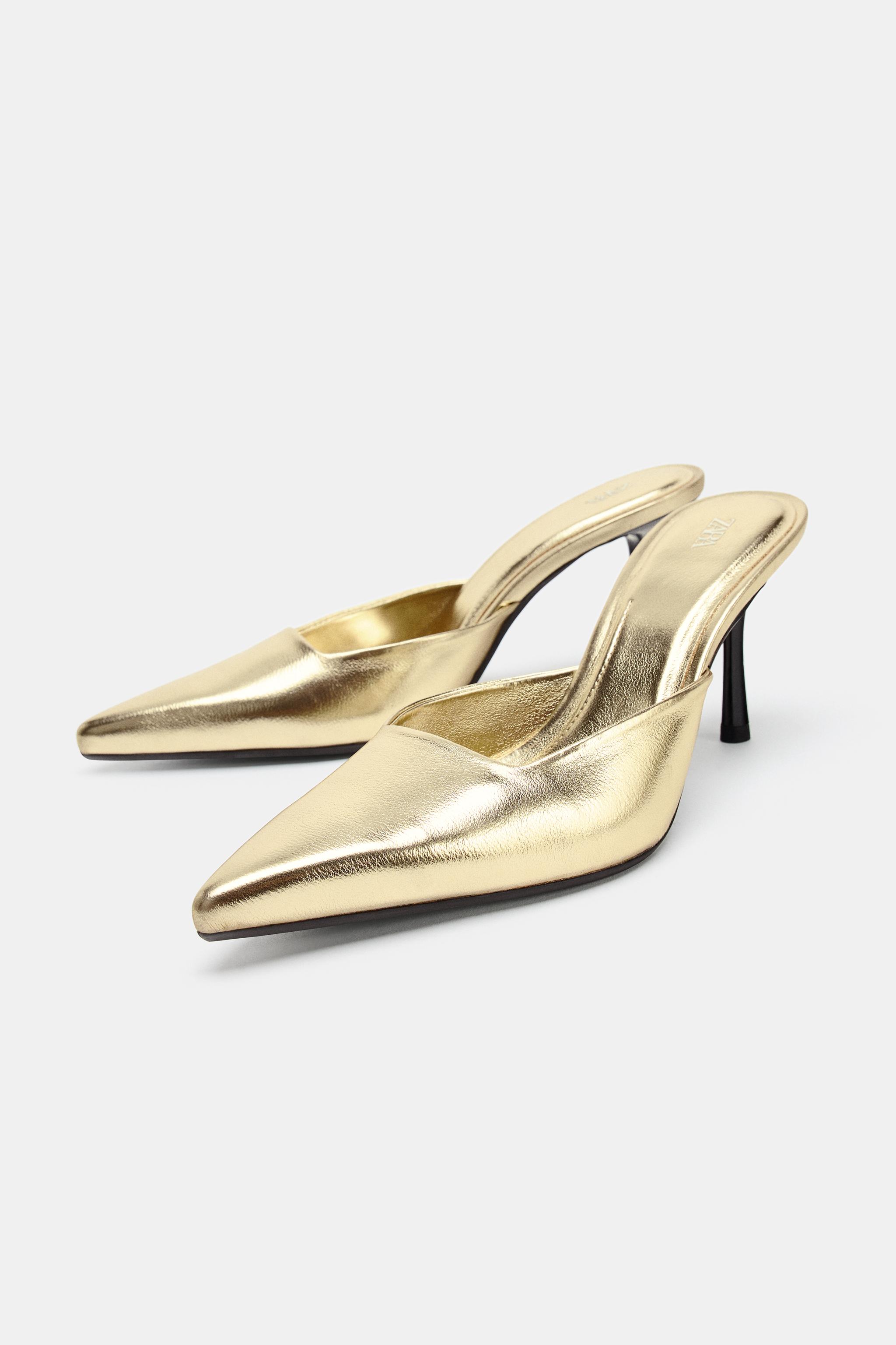 【新品未使用】YELLO REBIRTH MULES Senso Melissa II Heeled Mules in Gold | MYER