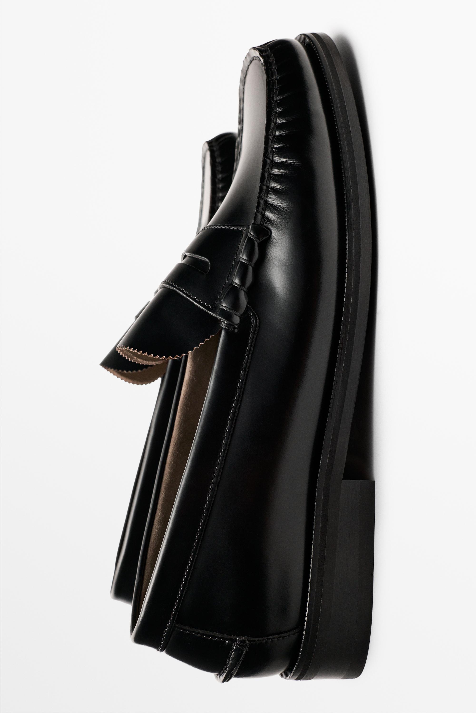 Mocassin en cuir à mors