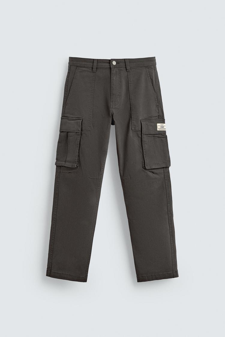 ZARA RELAXED FIT CARGO TROUSERS