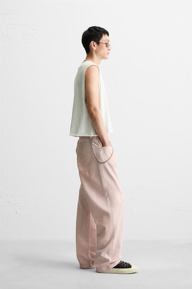JEAN BAGGY FIT EFFET VINTAGE - Rose de Zara - Image 3