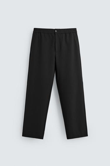 PANTALÓN REGULAR FIT - Negro de Zara