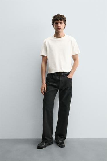 JEANS LOOSE FIT - Antracita oscuro de Zara