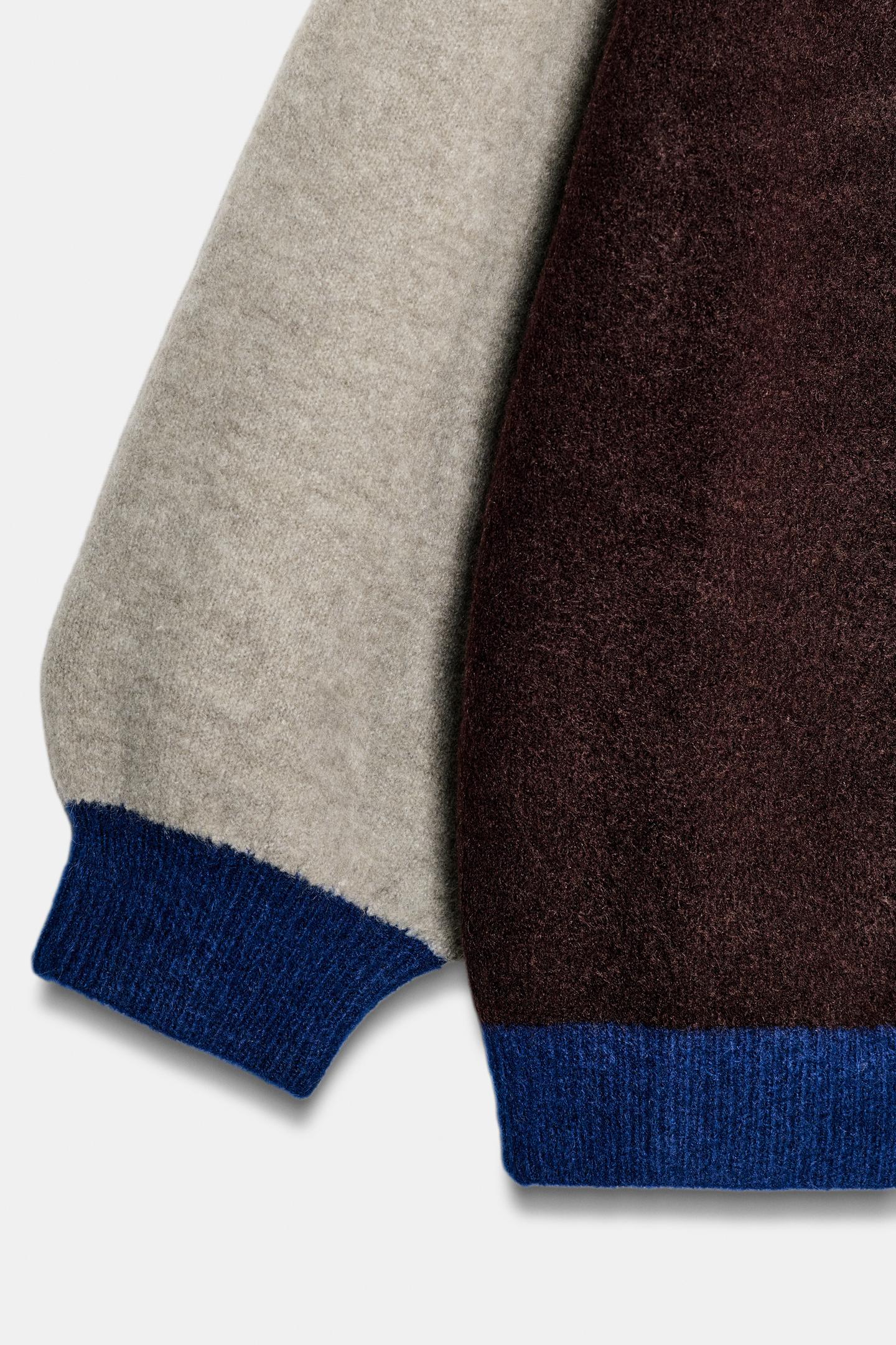 Женский свитер Zara Colorblock Knit Jumper, цвет: Only One — фото 4