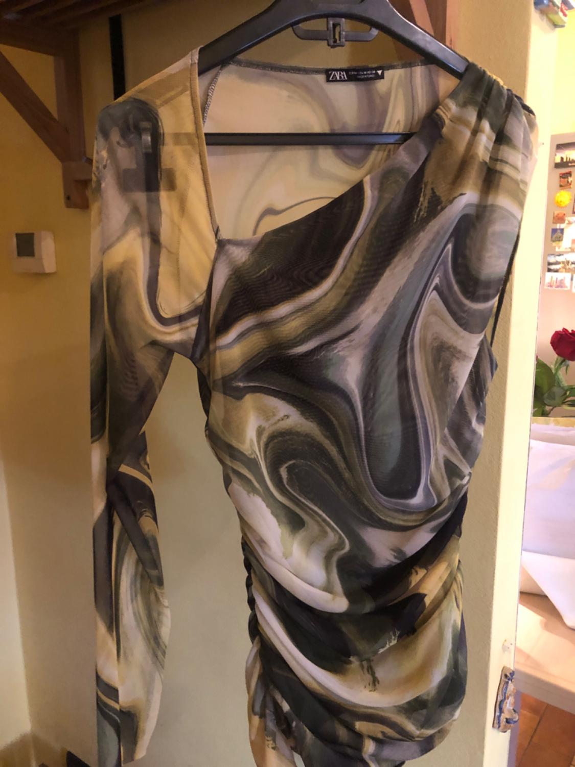 PRINTED TULLE TOP - Image 3