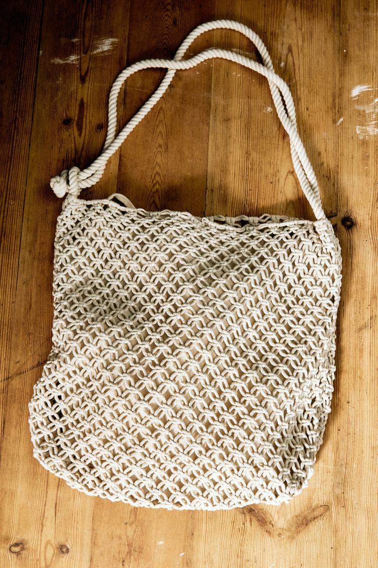 BOLSO DE HOMBRO MACRAMÉ