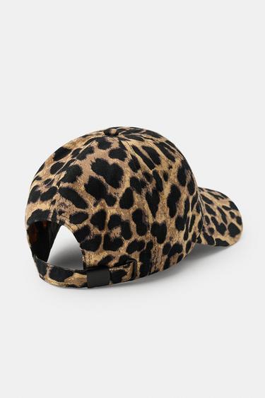 CASQUETTE EN SERGÉ IMPRIMÉ ANIMAL - Léopard / Marron clair de Zara - Image 2