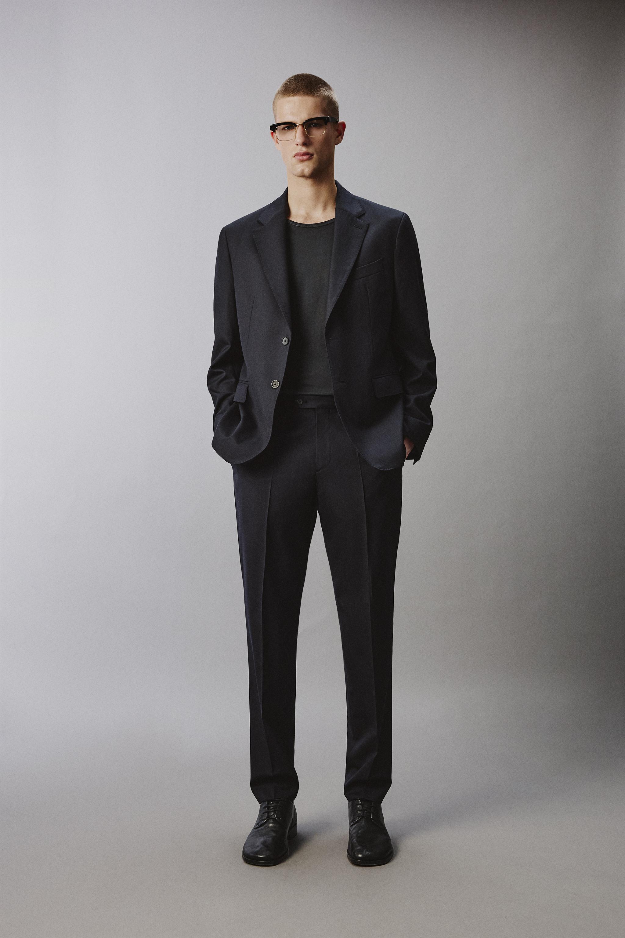 PANTALON DE COSTUME 100% LAINE