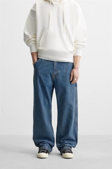 JEANS RELAXED FIT CARPINTERO - Azul de Zara