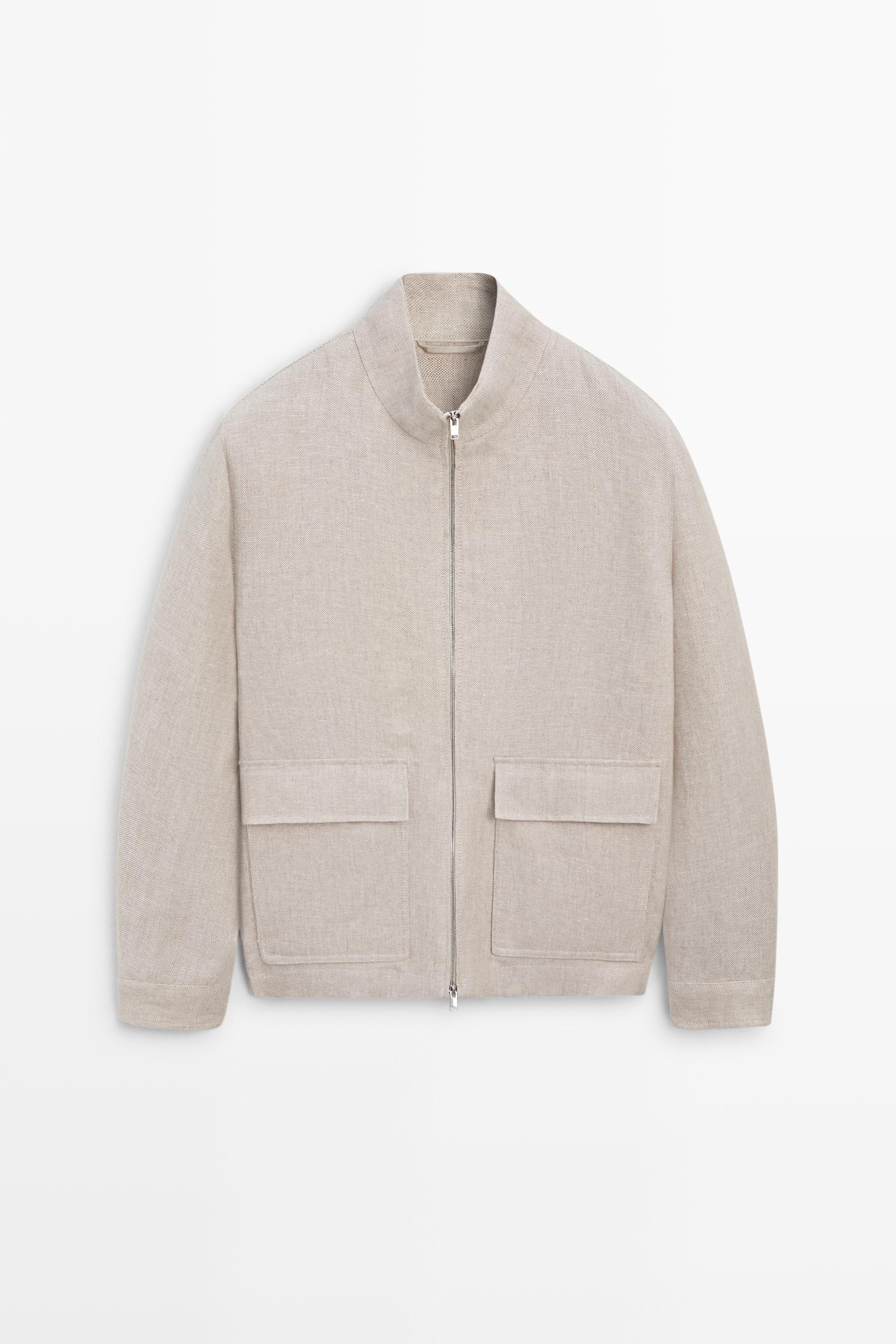 Veste 100 % lin total look