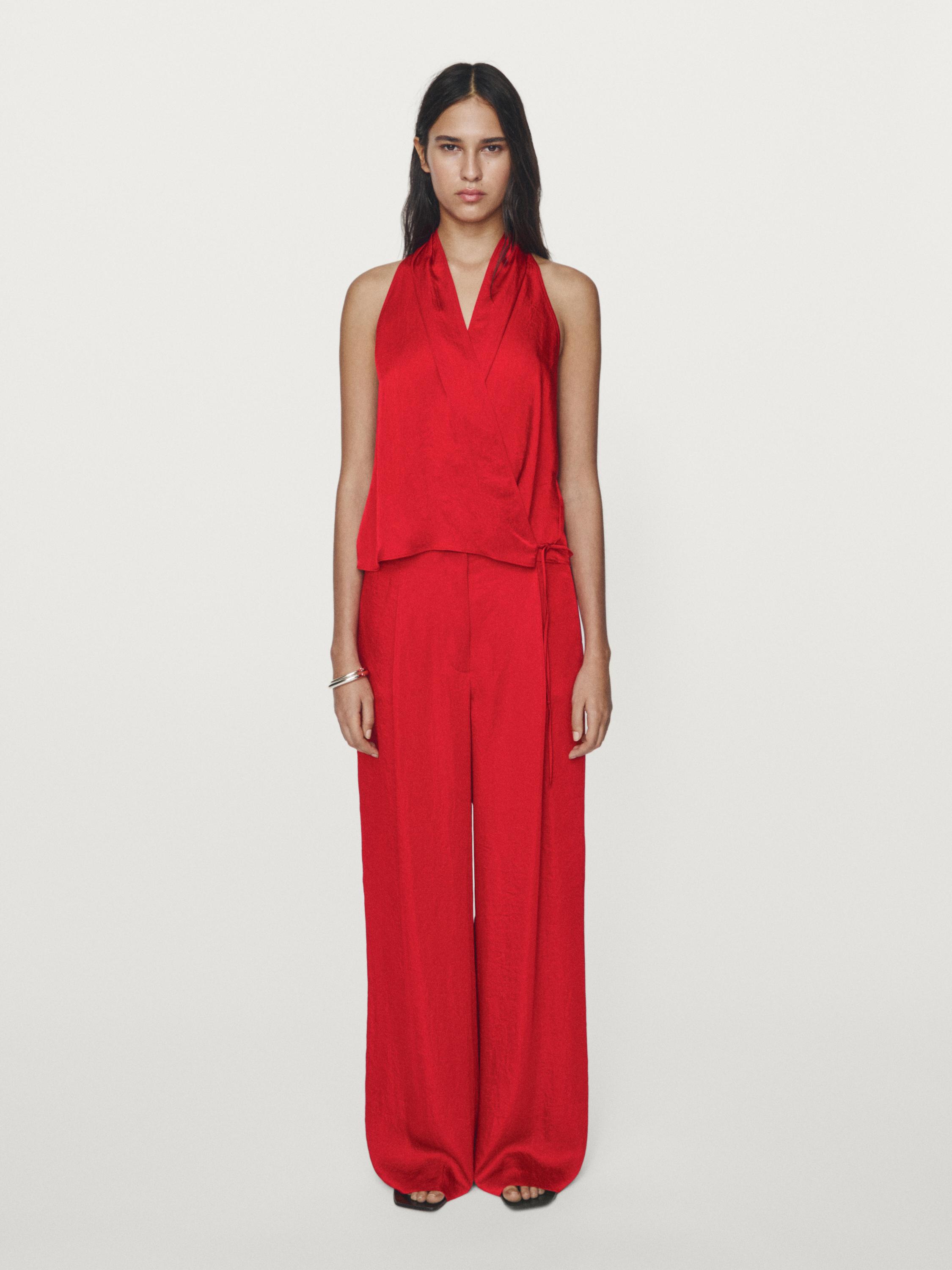 Pantalon palazzo fluide