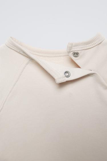 SWEATSHIRT AND JOGGERS SET - Light beige by Zara - Image 2