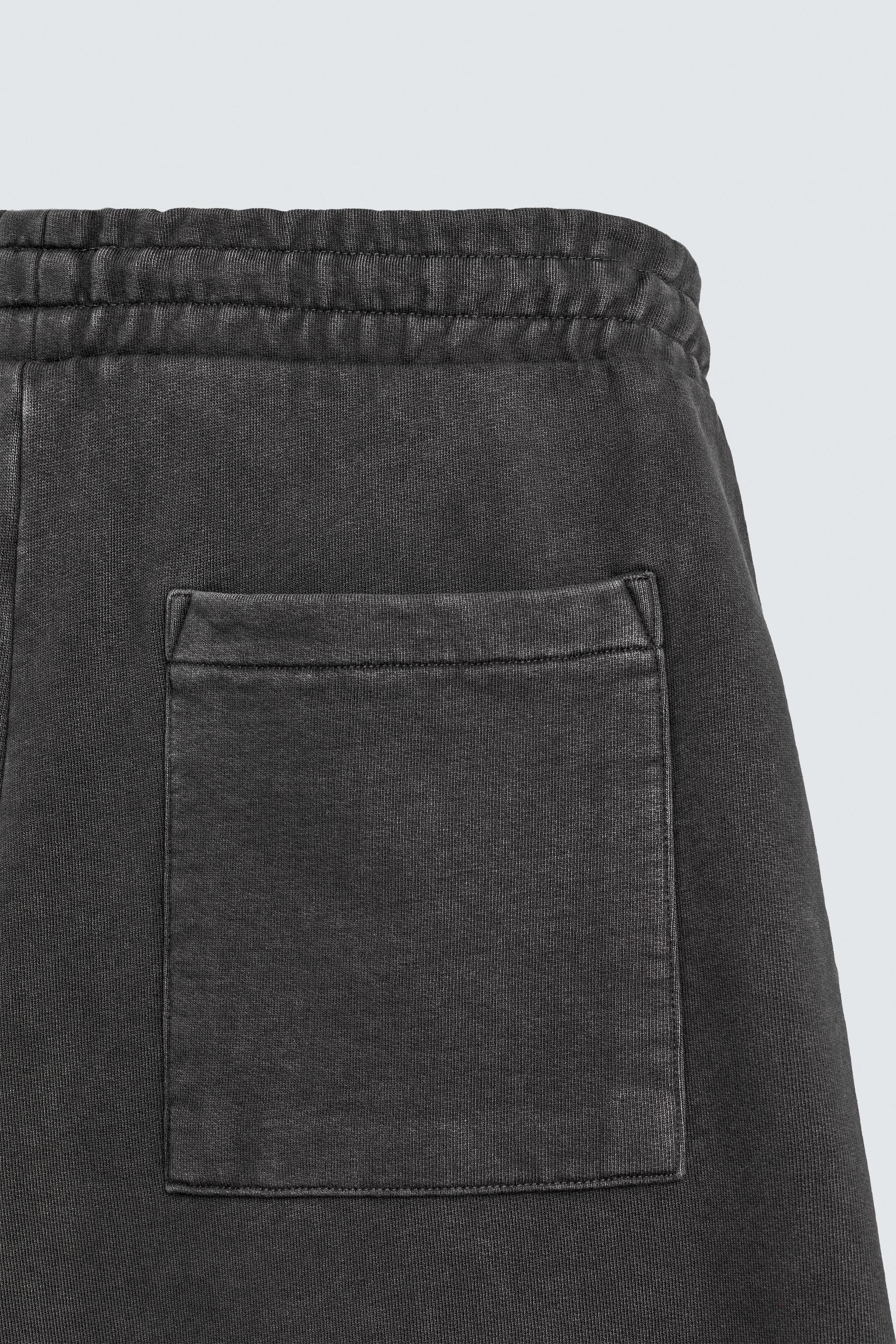 RELAXED FIT WASHED JOGGER SHORTS