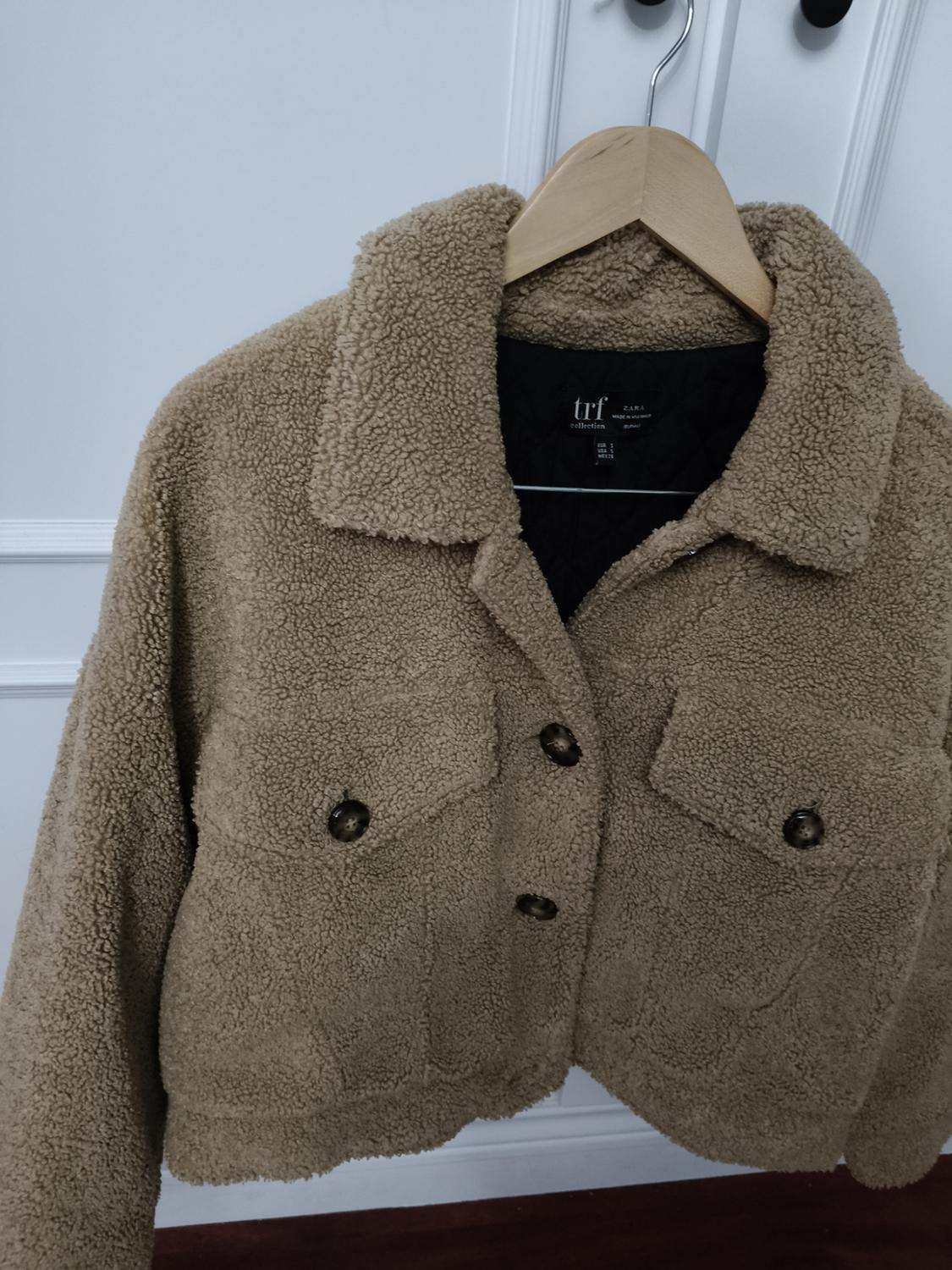 SHORT FAUX-SHEARLING-TEXTURED JACKET - Image 2