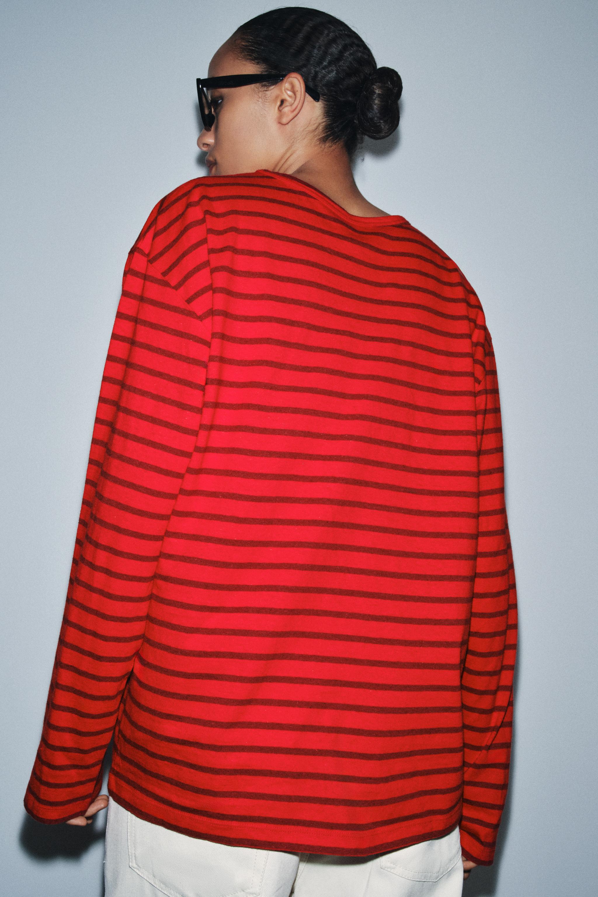 LONG SLEEVE STRIPED T-SHIRT