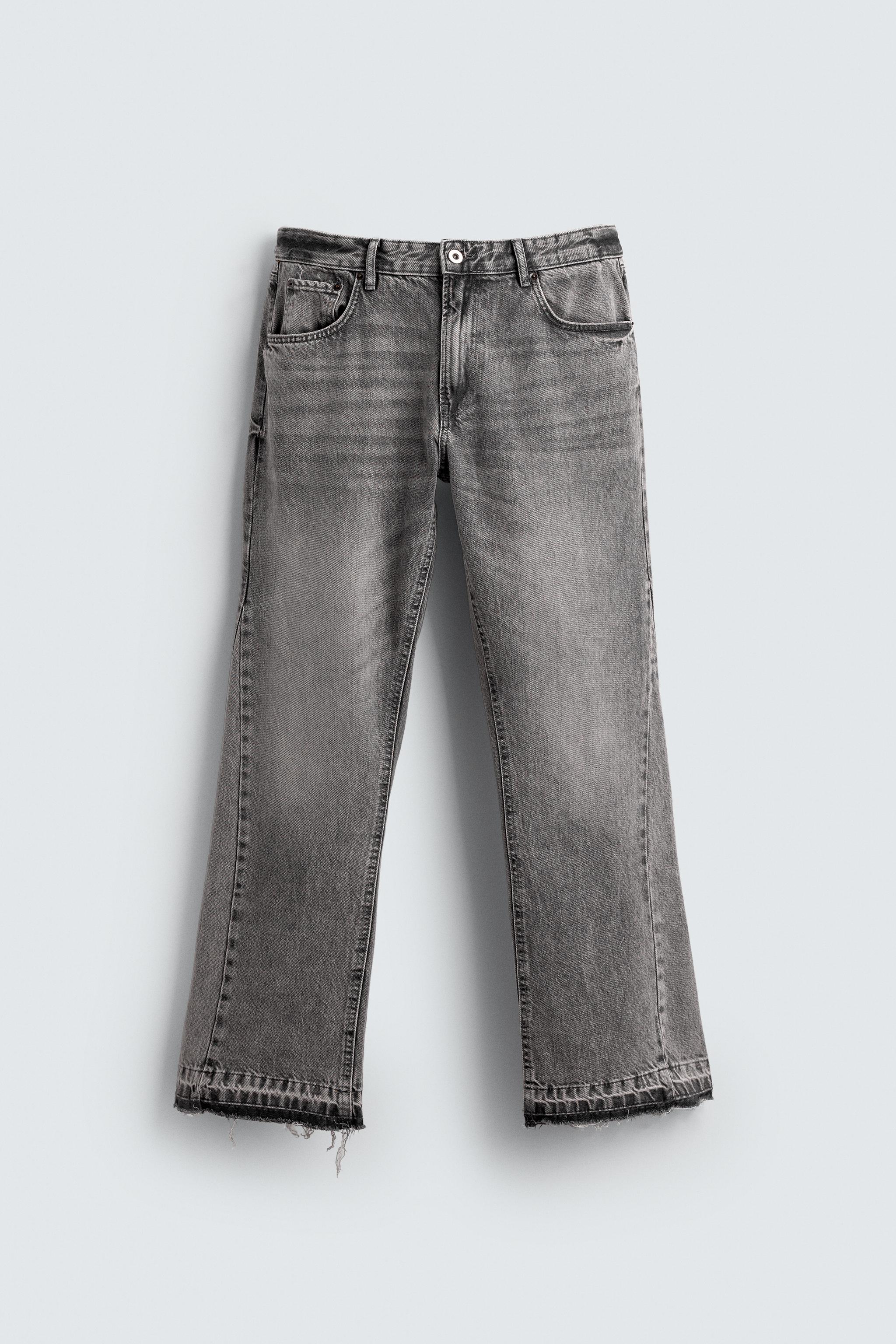 フレアフィットジーンズ グレー FLARE FIT デニムパンツ - アンスラサイトグレー | ZARA Japan