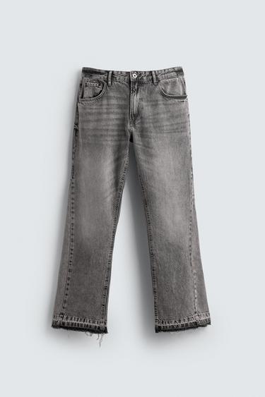 FLARE FIT JEANS - Grey by Zara