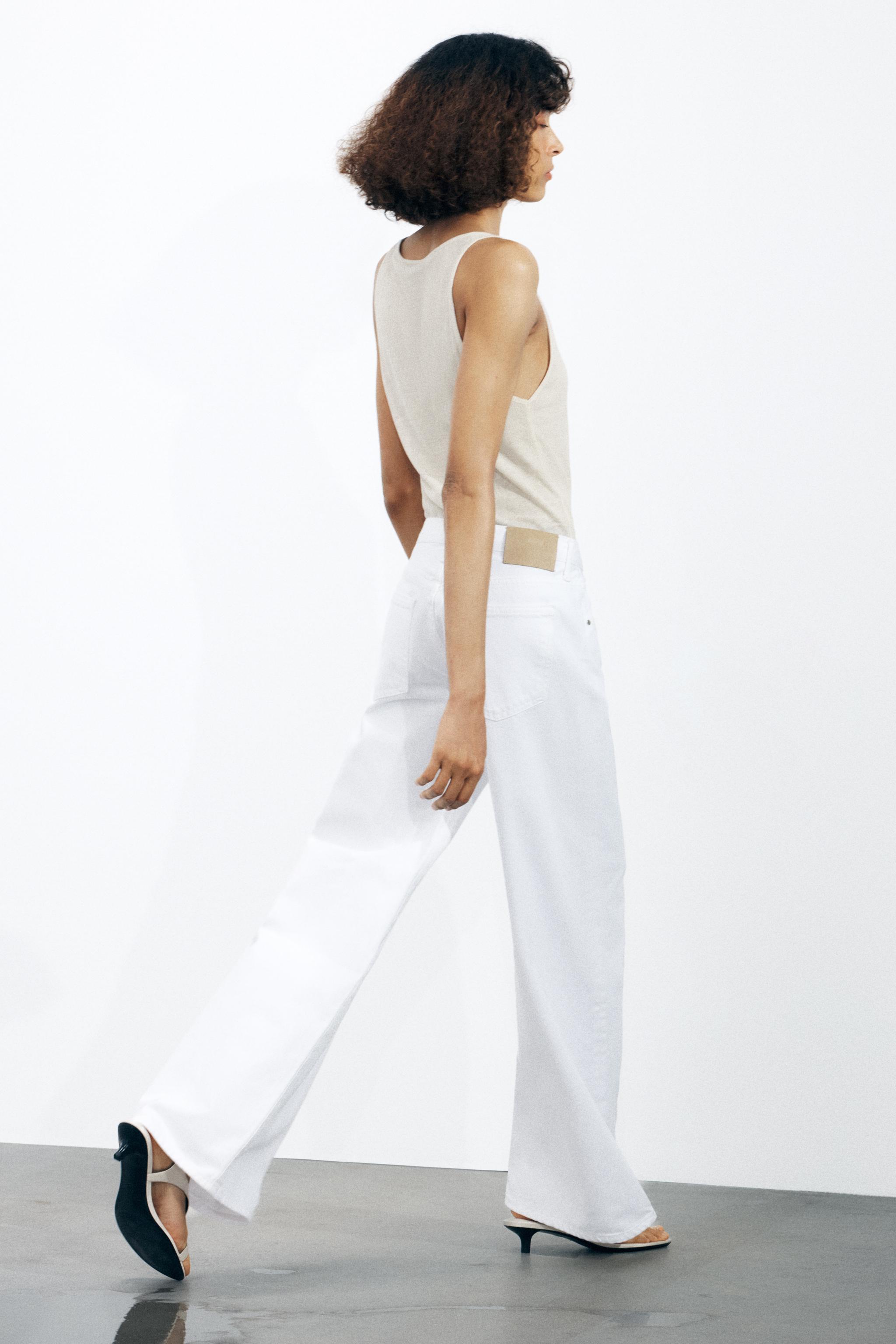 【ZARA】ZWコレクションワイドレッグ ローライズ 8307/051 ZARA ZWコレクション ワイドレッグ ローライズジーンズ 8307/051