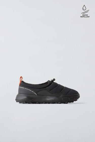 WATER-REPELLENT SKI COLLECTION TRAINERS - Black by Zara